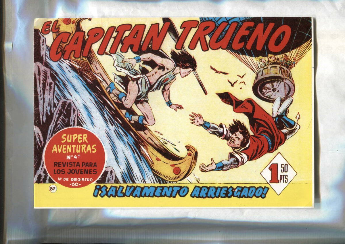 Facsimil editor desconocido de El Capitan Trueno numero 087: Salvamento arriesgado