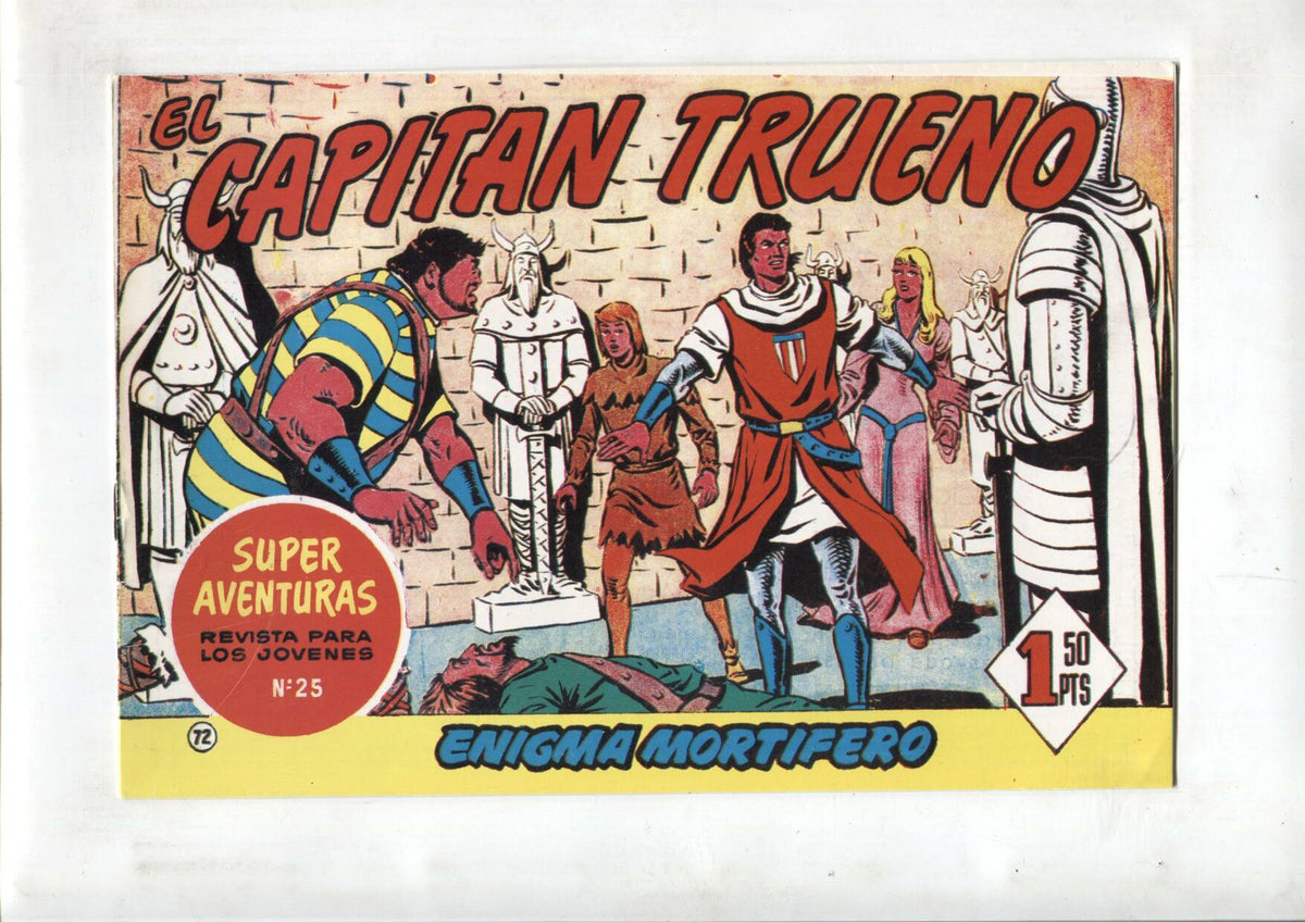 Facsimil editor desconocido de El Capitan Trueno numero 072: Enigma mortifero