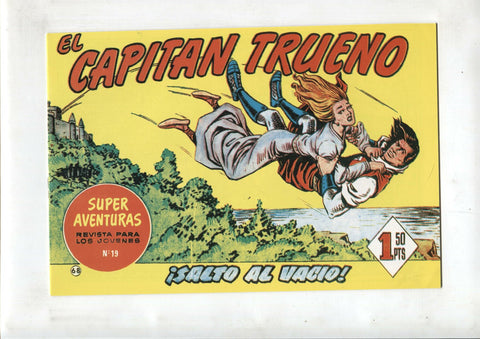 Facsimil editor desconocido de El Capitan Trueno numero 068: Salto al vacio