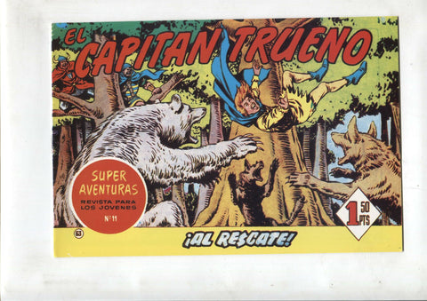 Facsimil editor desconocido de El Capitan Trueno numero 063: al rescaste