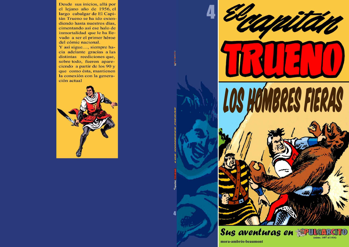 El Capitan Trueno: sus aventuras en Pulgarcito album numero 04: Los hombres fieras
