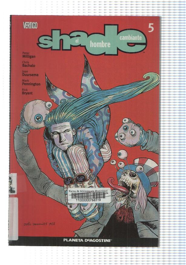 Comic, Vertigo: Shade num 05 el hombre cambiante. Peter Milligan - Seguridad a mediodia