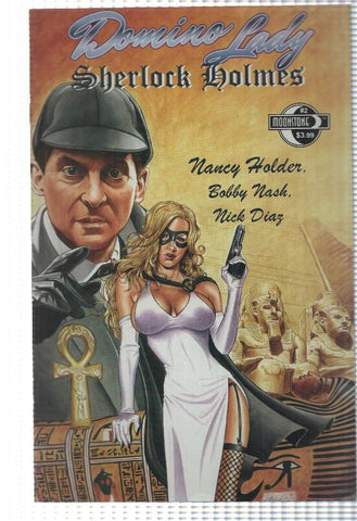 Comic, Moonstone: Domino Lady-Sherlock Homes num 2. Nancy Holder, Bobby Nash, Nick Diaz