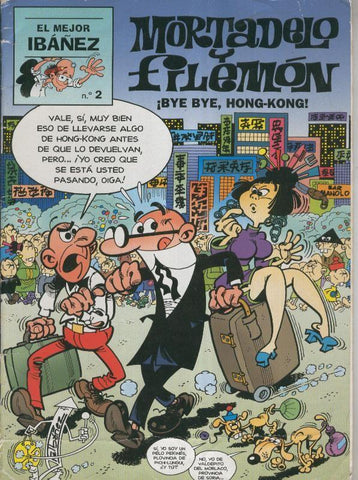El Periodico: El Mejor Ibañez volumen 2: Mortadelo y Filemon: bye bye, Hong Kong