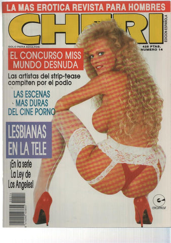 Revista: Cheri num 14 julio 1992. Lesbianas en la tele. Amanda Donohie, Sammi Davis