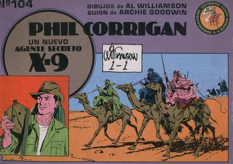 Eseuve: X-9.Phil Corrigan numero 4: tiras del 15.12.1967 al 30.3.1968