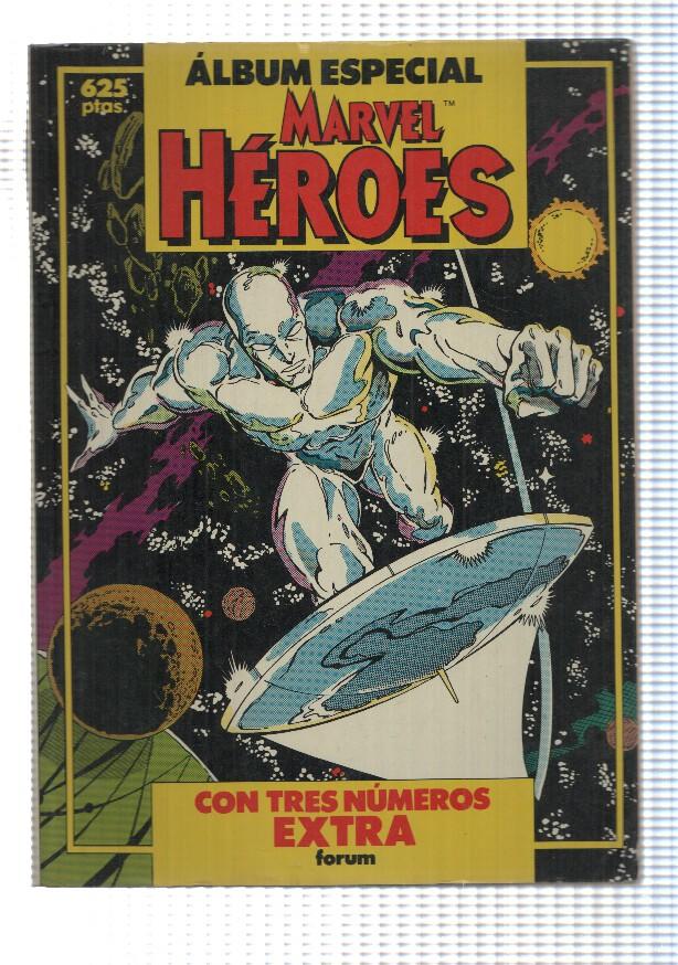 Forum: Album especial Marvel Heroes (retapado), con tres numeros extra