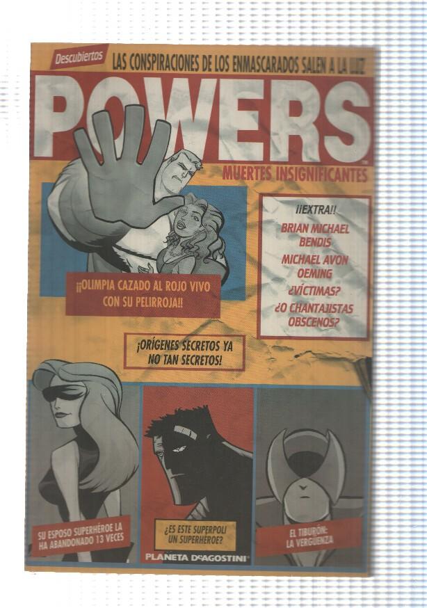 Image Comic: Powers - Muertes insignificantes. Brian Michael Bendis