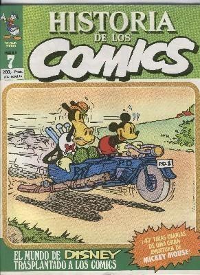 Fasciculo Historia de los comics numero 07: Disney (47 tiras diarias en b/n de Mickey Mouse),  ficha articulo sobreOtto Messmer, Floy Gottfredson,
