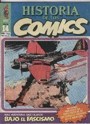 Fasciculo Historia de los comics numero 14: Los comics bajo el fascismo,  ficha articulo sobre Federico Fellini, Antonio Rubino,