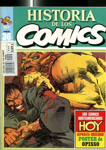 Fasciculo Historia de los comics numero 36: comics norteamericanos,  ficha articulo sobre Gerry Conway, Mike Friedrich,