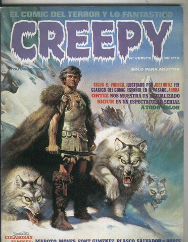 Revista Creepy numero 20: Pentesilea de Esteban Maroto
