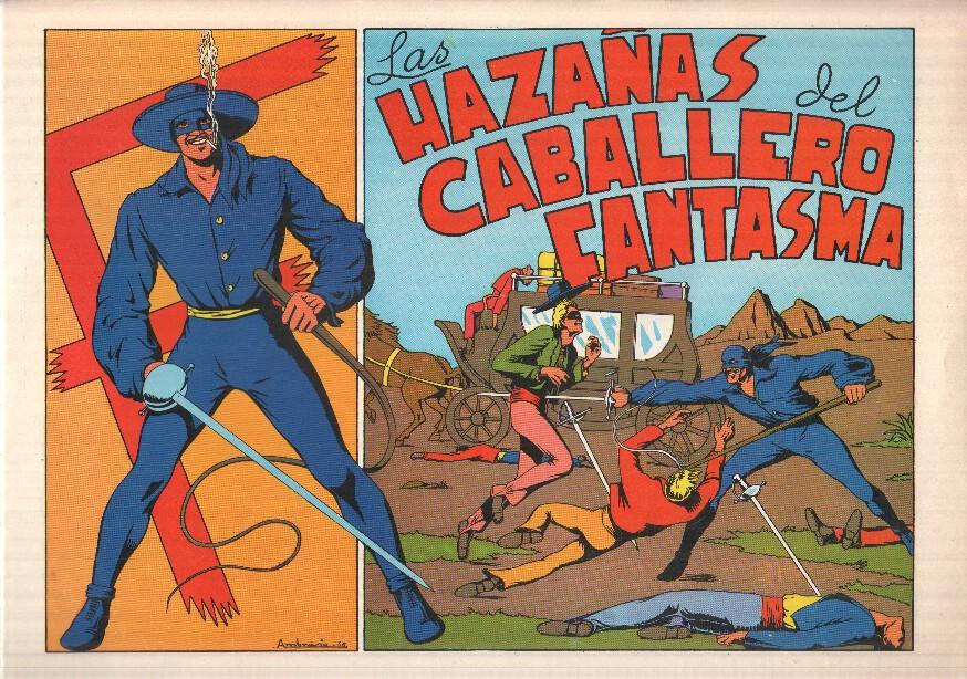 Facsimil: El Jinete Fantasma de Ambros numero 001: La hazaña del caballero fantasma