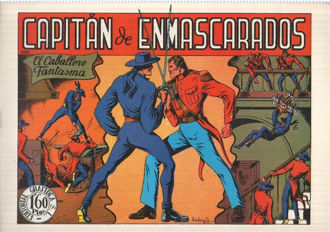 Facsimil: El Jinete Fantasma de Ambros numero 004: Capitan de enmascarados