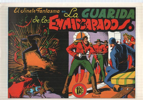 Facsimil: El Jinete Fantasma de Ambros numero 014: La guarida de los enmascarados