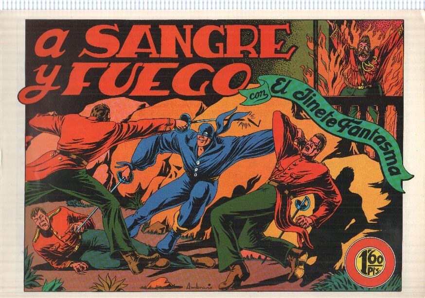Facsimil: El Jinete Fantasma de Ambros numero 019: A sangre y fuego