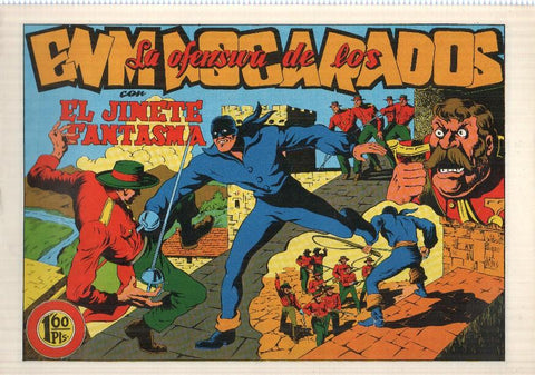 Facsimil: El Jinete Fantasma de Ambros numero 021: La ofensiva de los enmascarados