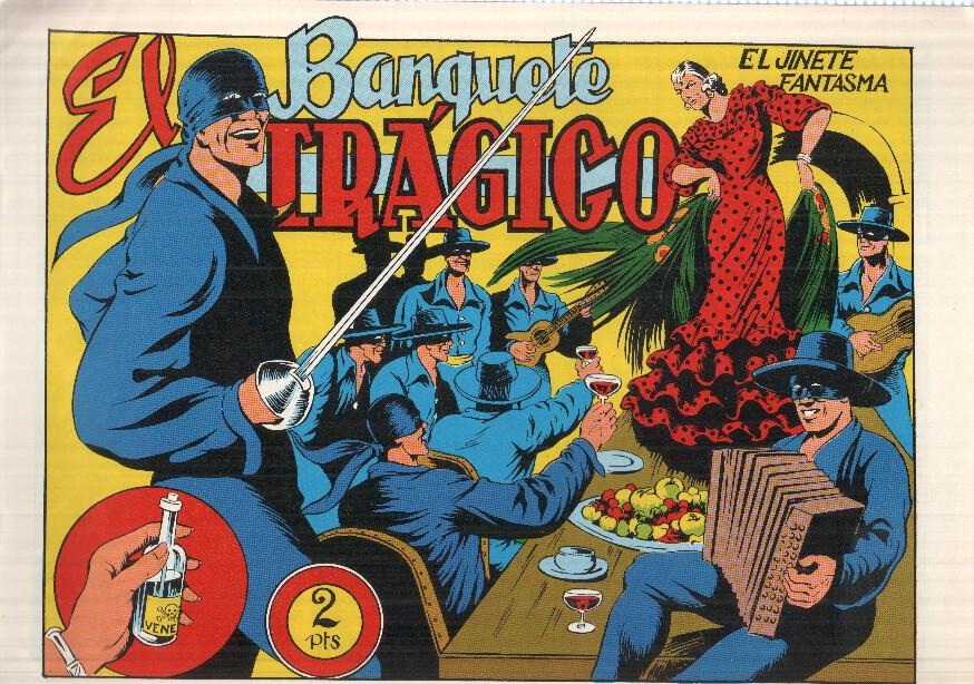 Facsimil: El Jinete Fantasma de Ambros numero 038: El banquete tragico