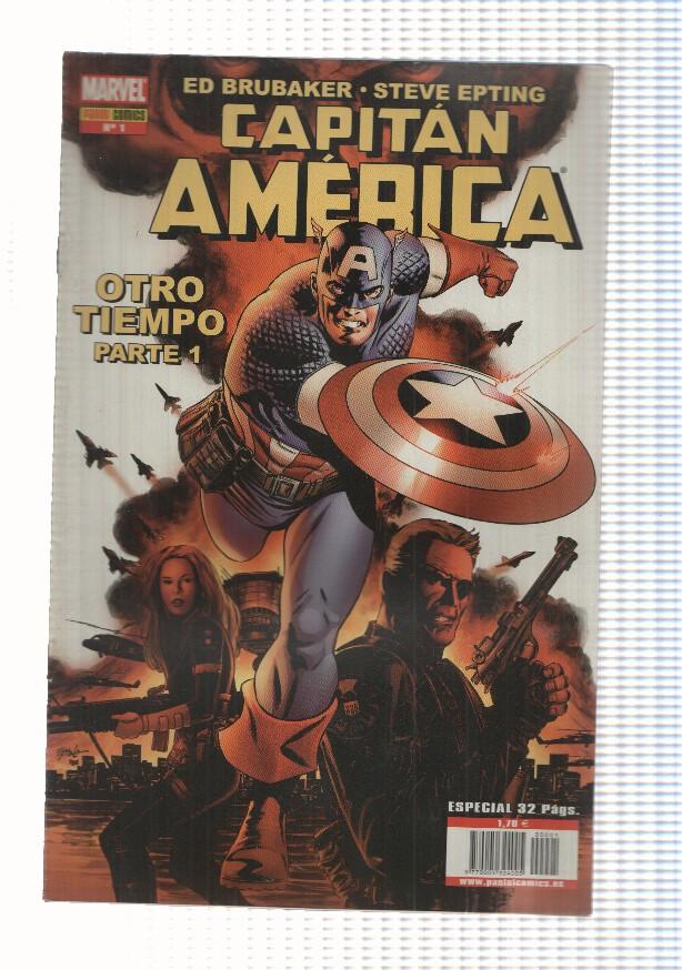Marvel Knights: Capitan America num 01 año 1 (2005) - Otro tiempo parte 1. Especial 32 páginas.