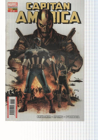 Marvel: Capitan America num 16 año 3 (2007) - El rojo es el color mas oscuro