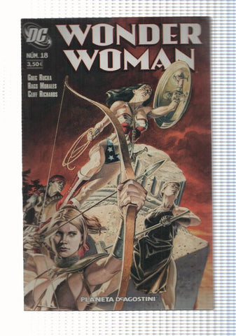 DC: Wonder Woman num 18 (2007) - Maraton primera parte. Greg Rucka-Rags Morales-Cliff Richards