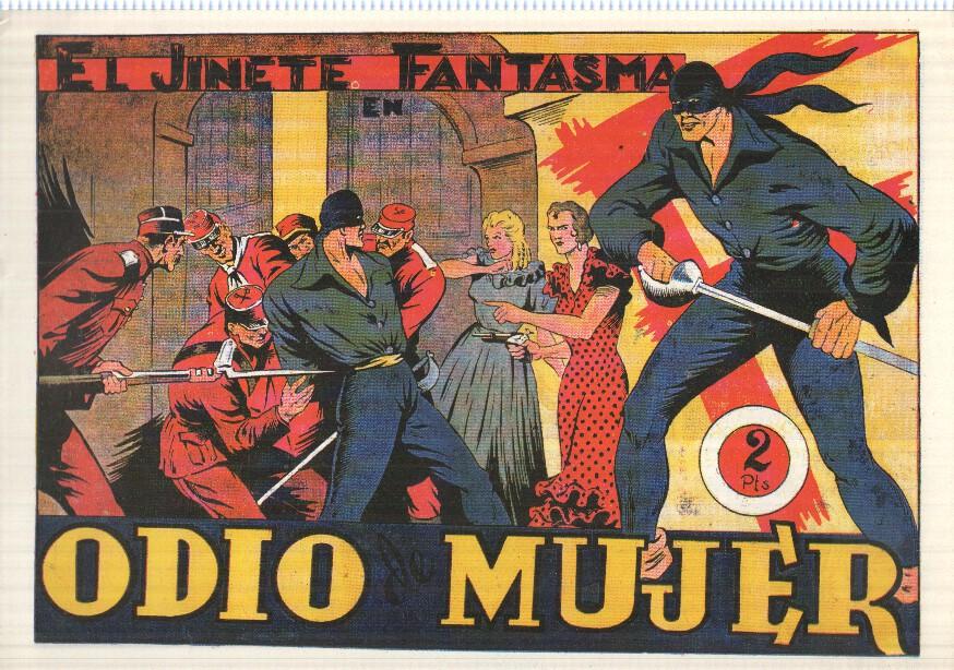 Facsimil: El Jinete Fantasma de Ambros numero 048: Odio de mujer
