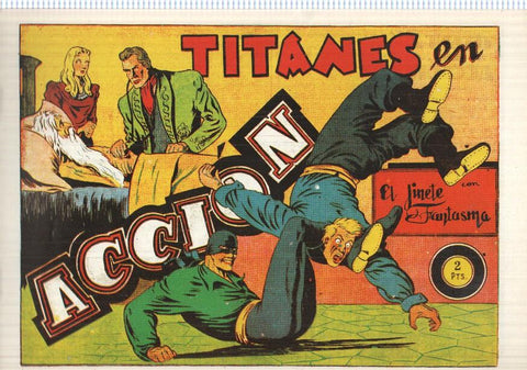 Facsimil: El Jinete Fantasma de Ambros numero 065: Titanes en accion