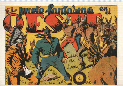 Facsimil: El Jinete Fantasma de Ambros numero 069: El Jinete Fantasma en el oeste