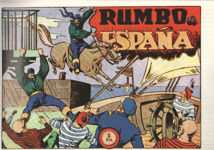 Facsimil: El Jinete Fantasma de Ambros numero 079: Rumbo a España