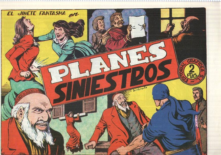 Facsimil: El Jinete Fantasma de Ambros numero 096: Planes siniestros