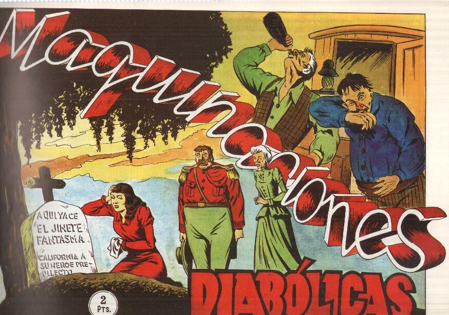 Facsimil: El Jinete Fantasma de Ambros numero 108: maquinaciones diabolicas