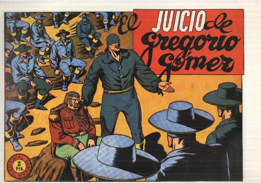 Facsimil: El Jinete Fantasma de Ambros numero 119: El juicio de Gregorio Gomez