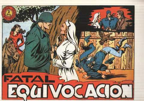 Facsimil: El Jinete Fantasma de Ambros numero 125: Fatal equivocacion