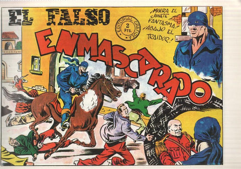 Facsimil: El Jinete Fantasma de Ambros numero 141: El falso enmascarado