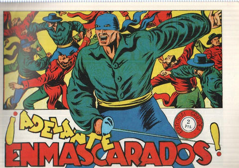 Facsimil: El Jinete Fantasma de Ambros numero 147: Adelante enmascarados