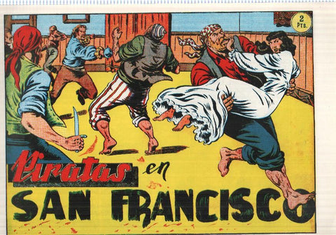 Facsimil: El Jinete Fantasma de Ambros numero 151: Piratas en San Francisco