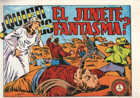 Facsimil: El Jinete Fantasma de Ambros numero 160: Quien es el Jinete Fantasma