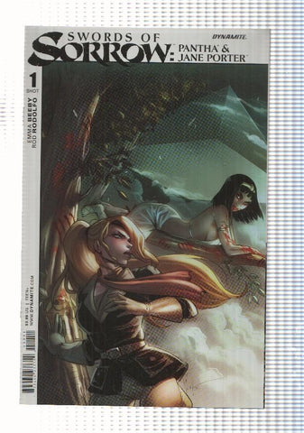 Dynamite: Sword of Sorrow shot 1: Pantha and Jane Porter.