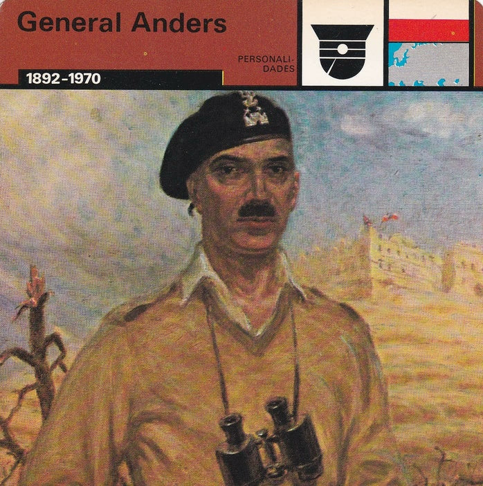 FICHA PERSONALIDADES 304: GENERAL ANDERS. 1892-1970