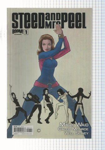 Steed and Mrs. Peel num 1. September 2012, cover A (Mark Waid-Caleb Monroe)