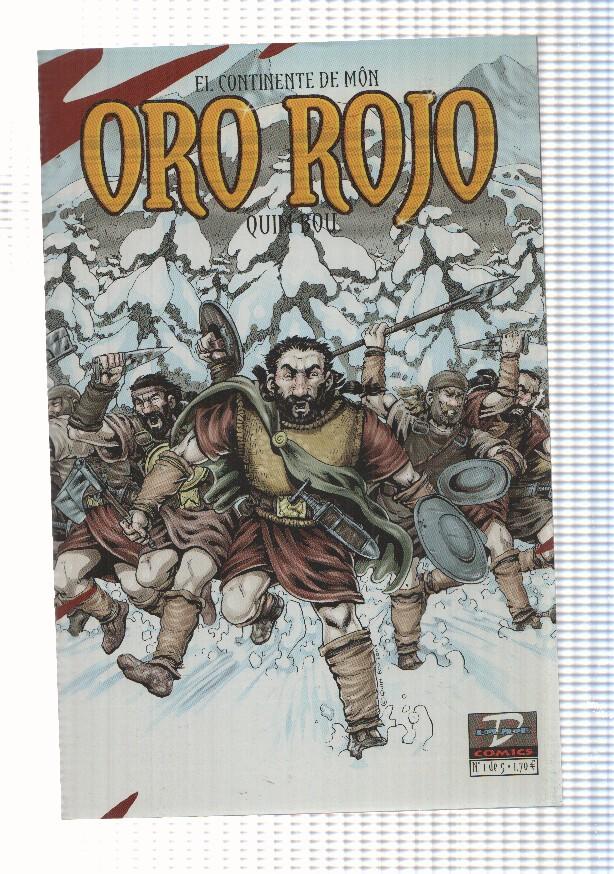 Dude: Oro Rojo num 1 de 5 - El continente de Mom por Quim Bou