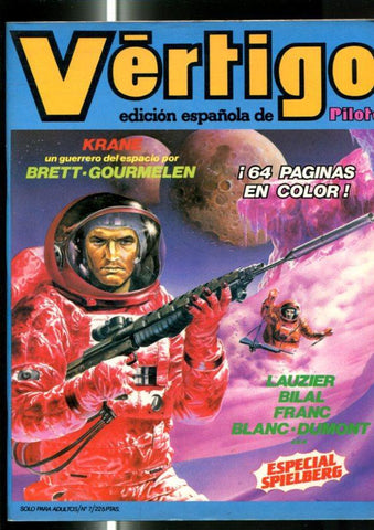 Vertigo revista de Nueva Frontera numero 07: articulo sobre Spielberg