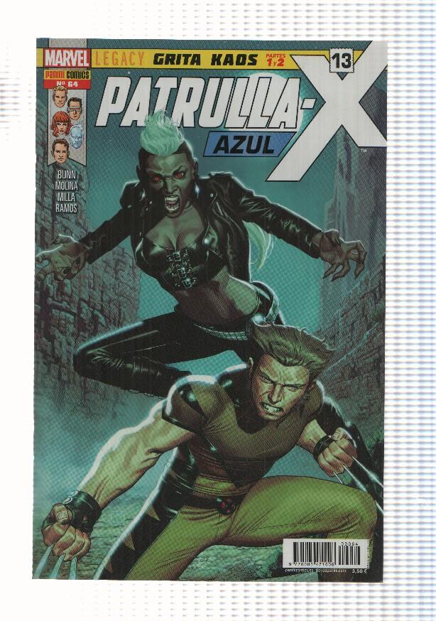 Patrulla-X Azul año 6 num 64 (ago 2018) - Grita Kaos partes 1-2