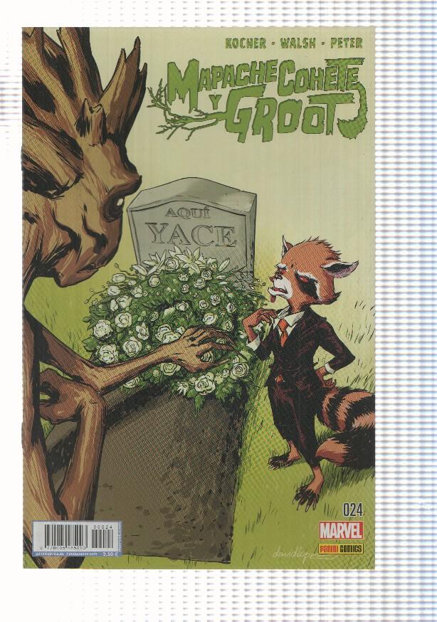 Mapache Cohete y Groot num 24, año 3 (nov 2016) - Cero bodas y un funeral y luego muchos mas funerales