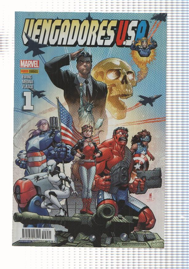 Vengadores USA año 1 num 1 (2017) - Eraneocracia primera parte. Edwing, Medina, Vlasco