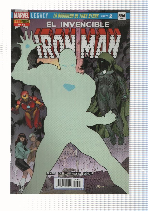 Invencible Iron Man año 8 num 88 (2018) - La busqueda de Tony Stark segunda parte