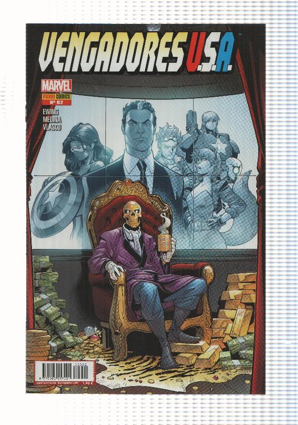 Vengadores USA num. 02 (num 2 trasera) año 1, 2017 - Eraneocracia, segunda parte