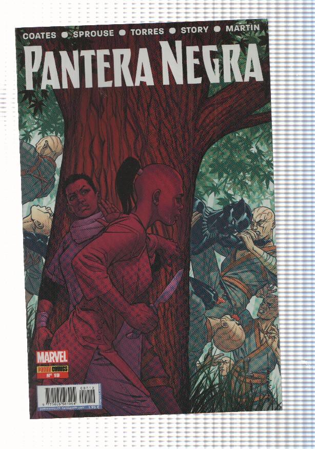 Marvel: Pantera Negra num. 19 (num 2 interior) año 3 (2018) - Vengadores del Nuevo Mundo parte 6