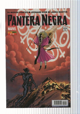 Marvel: Pantera Negra num. 25 (num 1 interior) año 3, 2018  - Vengadores del Nuevo Mundo parte 12