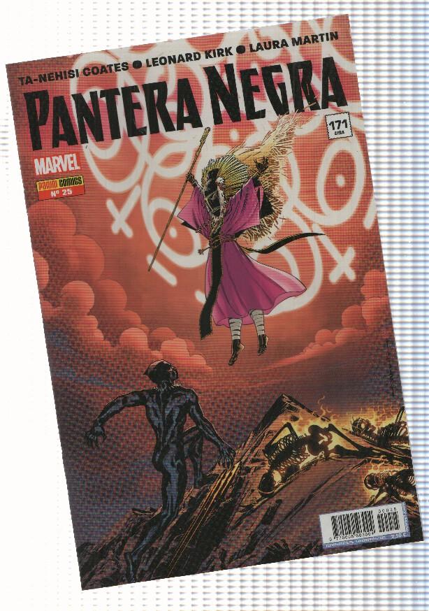 Marvel: Pantera Negra num. 25 (num 2 interior) año 3, 2018  - Vengadores del Nuevo Mundo parte 12